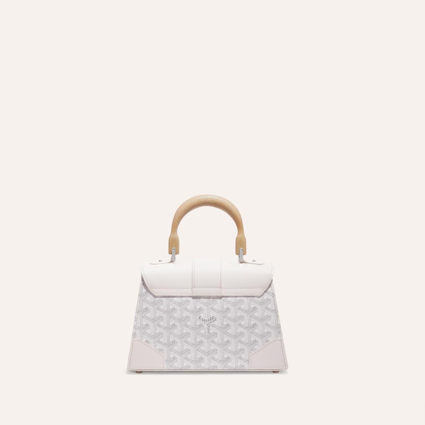 Goyard Saigon Structured Mini Bag White - Image 3